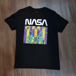 Size M Hyper Space NASA Astronaut Pop Art T-Shirt